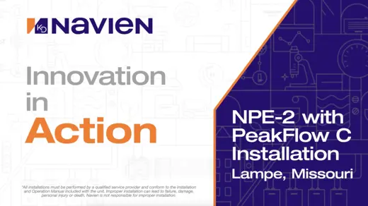 Navien NPE-2 with PeakFlow C Installation