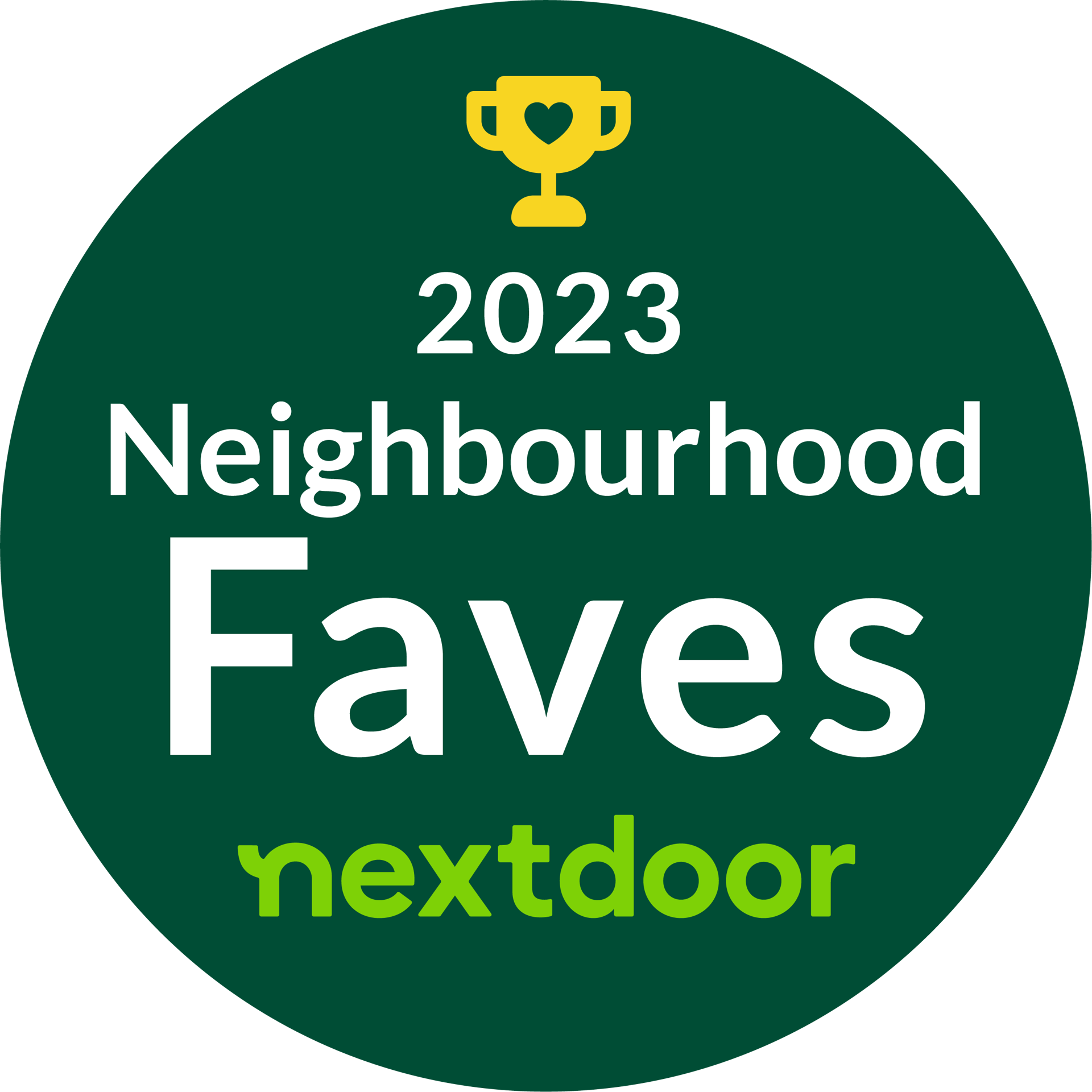 Nextdoor Neighborhood Favorite 2023